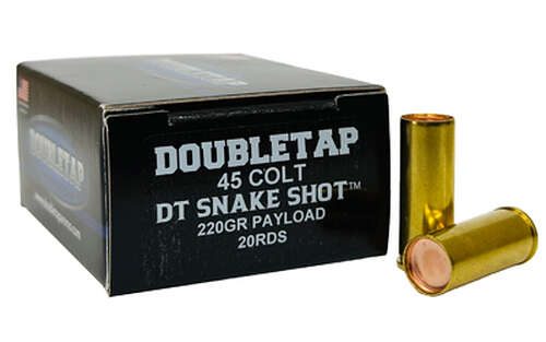 Ammunition DoubleTap Ammunition SnakeShot 45Colt DBLTAP SNAKESHT 45COLT 220GR 20/1000 • Model: SnakeShot